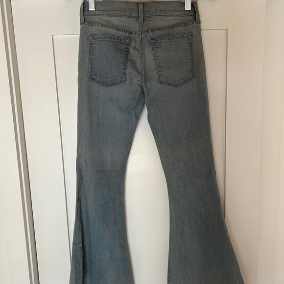 Free People Denim Super Flare Apple Blue Sz. 26 - Perfect condition, clean hems - Picture 6 of 16